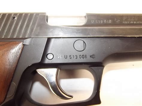 380 ACP Action Type: Single/Double Action Semi-Auto Pistol Markings: The left side of the slide is marked “SIGARMS INC. . Sig p220 serial number lookup